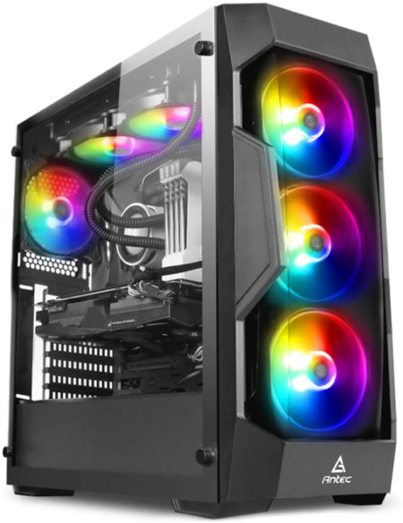 CASE LC-2011F WITH 4 RGB FAN + CONTROLLER